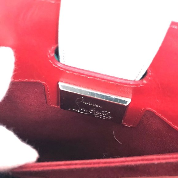 CHRISTIAN LOUBOUTIN Blue Leather Shoulder Bag - Picture 11 of 14